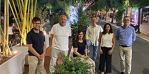 Riccardo Pozzi (assessore), Enzo Belloni (assessore), Maria Rosa Conti (assessora), Andrea Tartaglia (presidente Q11), Mila Della Dora (assessora), Paolo Costantini (APA Hotels).