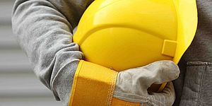 immagine di un caschetto da operaio