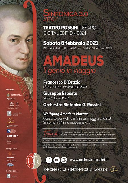 AMADEUS Il genio in viaggio / Sinfonica 3.0 manifesto