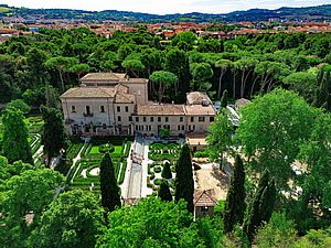 Villa Miralfiore veduta aerea