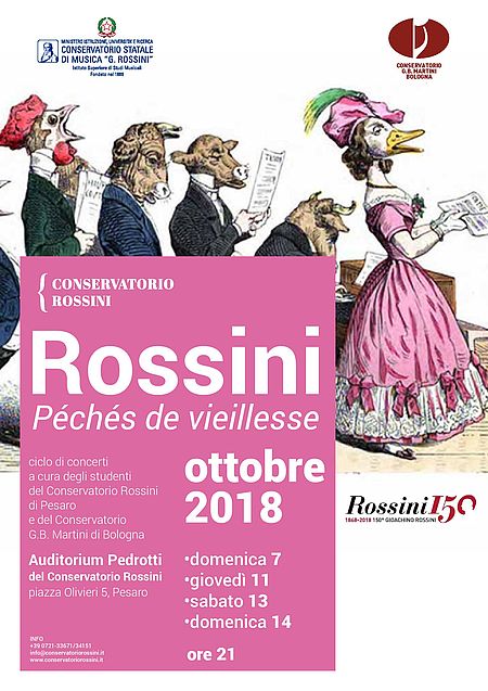 Locandina Rossini Péchés de vieillesse