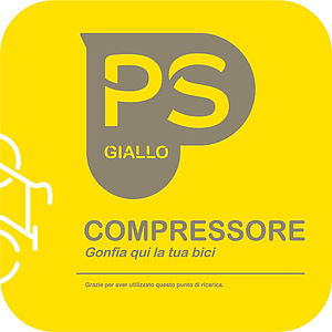 Logo compressore giallo