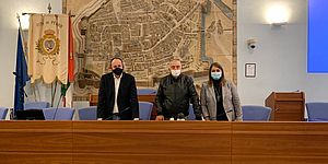 Morotti Vimini Belloni In sala Consiglio