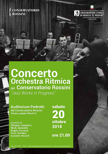 Manifesto Orchestra ritmica Conservatorio