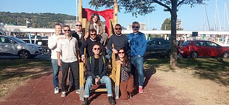 Frenquellucci Nobili Pozzi Tartaglia e altri intorno allo scivolo