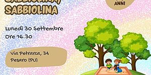 disegno di bambini che giocano in un recinto di sabbia