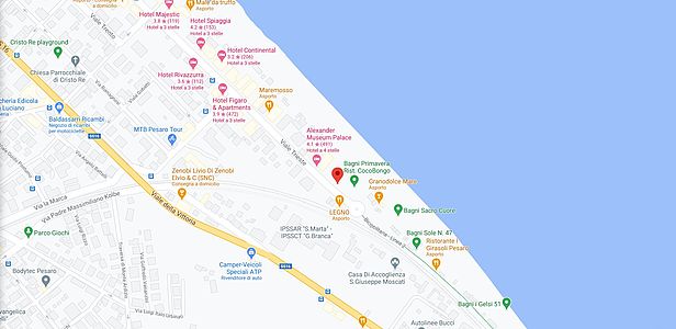 mappa campi beach maracanà