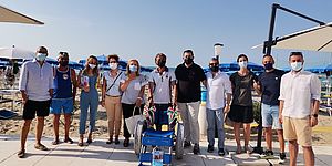 Sara MengucciRicci Matteo, Giuliana Ceccarelli,  Emanuele Gambini, Dario Andreolli, Tomas Nobili, Marco Perugini, Maruska Palazzi, Roberto Bicari  con sedia per disabili