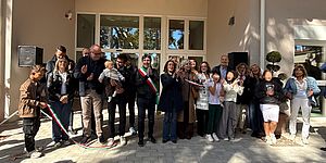 Biancani Pozzi Murgia ed altri al taglio del nastro