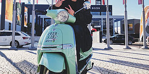 Magliozzi in vespa