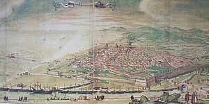 Veduta di Pesaro dal Mingucci