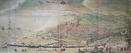 Veduta di Pesaro dal Mingucci