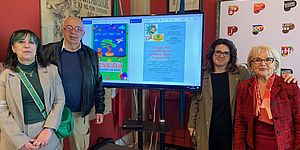 Belloni Frenquellucci Cippolletta Fabbri Sacchi con immagine dell'evento