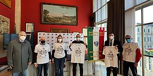 Ricci Perugini con alcuni componenti associazione