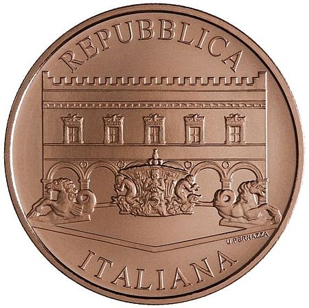 lato moneta con palazzo Ducale