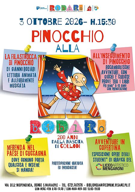 Pinocchio alla Rodari. 200 anni dalla nascita Pinocchio alla Rodari. 200 anni dalla nascita