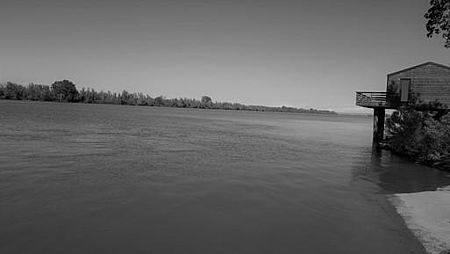 Fotografia del fiume Po