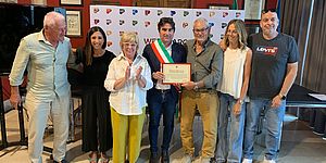 Biancani con Bruscia famigliari e amici