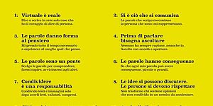 MANIFESTO DELLA COMUNICAZIONE NON OSTILE