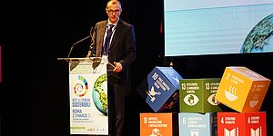 Ricci sul palco di Comuni Sostenibili