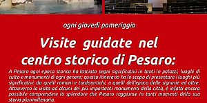 Itinerario centro storico di Pesaro manifesto