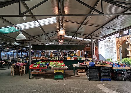 Il Mercato delle Erbe nella corte di palazzo San Domenico