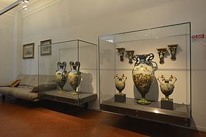 Palazzo Ciacchi sala ceramiche ph Luca Toni
