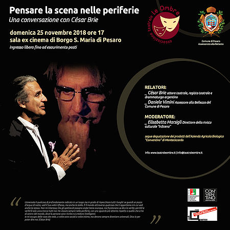 Locandina Teatro le Ombre_incontro con Cesar Brie