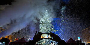 L'accensione dell'albero di Natale di "Pesaro nel Cuore" - 2022