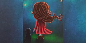 immagine copertina libro disegno raffigurante bambina e cane