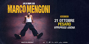 Locandina concerto Mengoni a Pesaro 21 ottobre