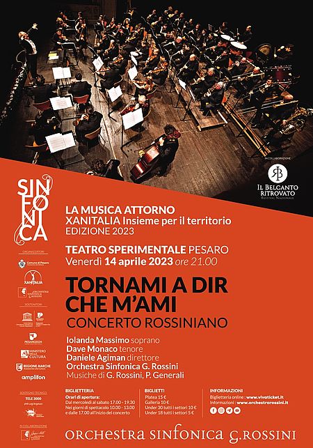 Tornami a dir che m’ami. Orchestra Sinfonica Rossini
