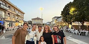 Biancani con ragazzi di Villa astiggi
