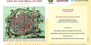 Il calendario storico 2022. La pianta di Pesaro di Joan Blaeu