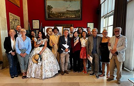 Vimini con organizzatori e protagonisti degli eventi