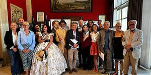 Vimini con organizzatori e protagonisti degli eventi