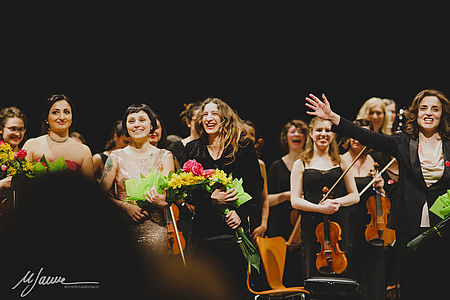 Orchestra Olimpia. Concerto Rosa. Musiciste dal mondo