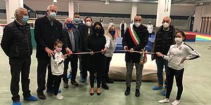 Ricci Della Dora Belloni ed altri al taglio del nastro inaugurale