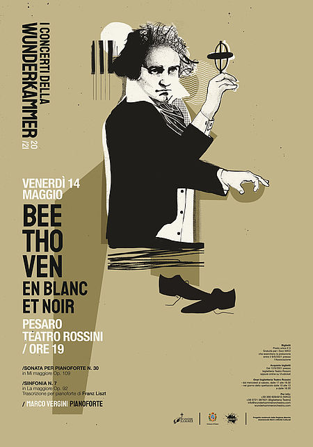 WKO Beethoven en blanc et noir locandina