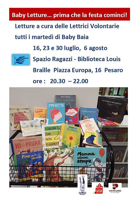 Baby Letture… prima che la festa cominci