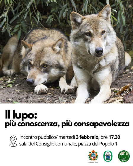 Locandina evento sul lupo