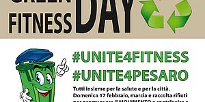 green fitness day, domenica 17 febbraio, camminata e raccolta rifiuti