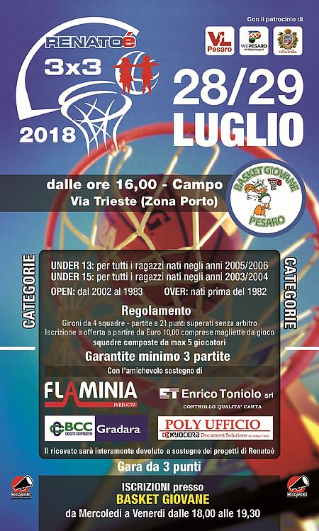 Locandina Basket Renatoè
