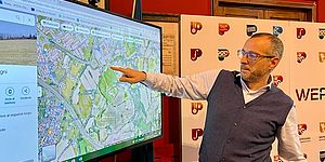 Ricci con immagine piantina di terreno