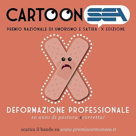 logo Cartoonsea con due cerotti incrociati 