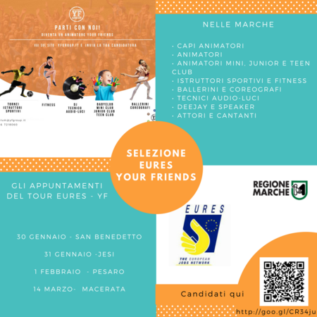 Eures locandina selezioni Marche