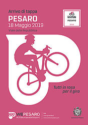 locandina arrivo di tappa 2019