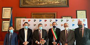 Vimini Perugini ambasciatore di Moldova e atro rappresentanti