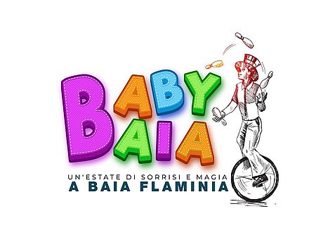 locandina con bambini che giocano