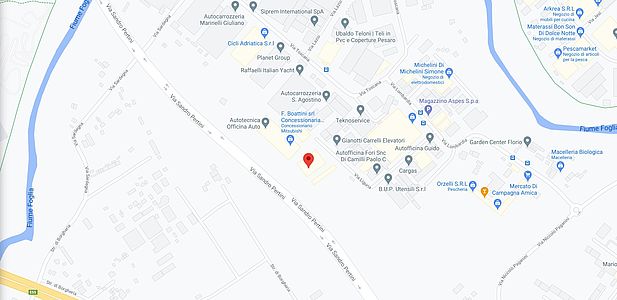 mappa palestra fisiogym
